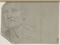C 055 verso
          <br/>
          Kop van oude man ('Seneca')
          <br/>
          <em>Domenichino (1581-1641)</em>